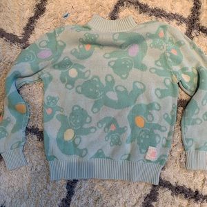 Teddy fresh teal falling bears sweater